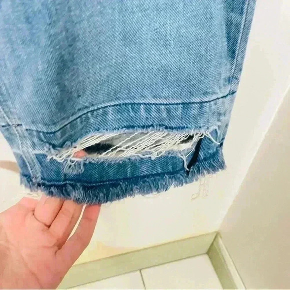 NWT PAIGE Denim Sarah Straight Leg Ankle Jeans Vintage Undone Riya Distressed - Picture 9 of 11